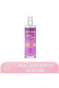 Restorex Sıvı Saç Kremi 200 ml X 2 Adet Sağlıklı Uzayan Saçlara
