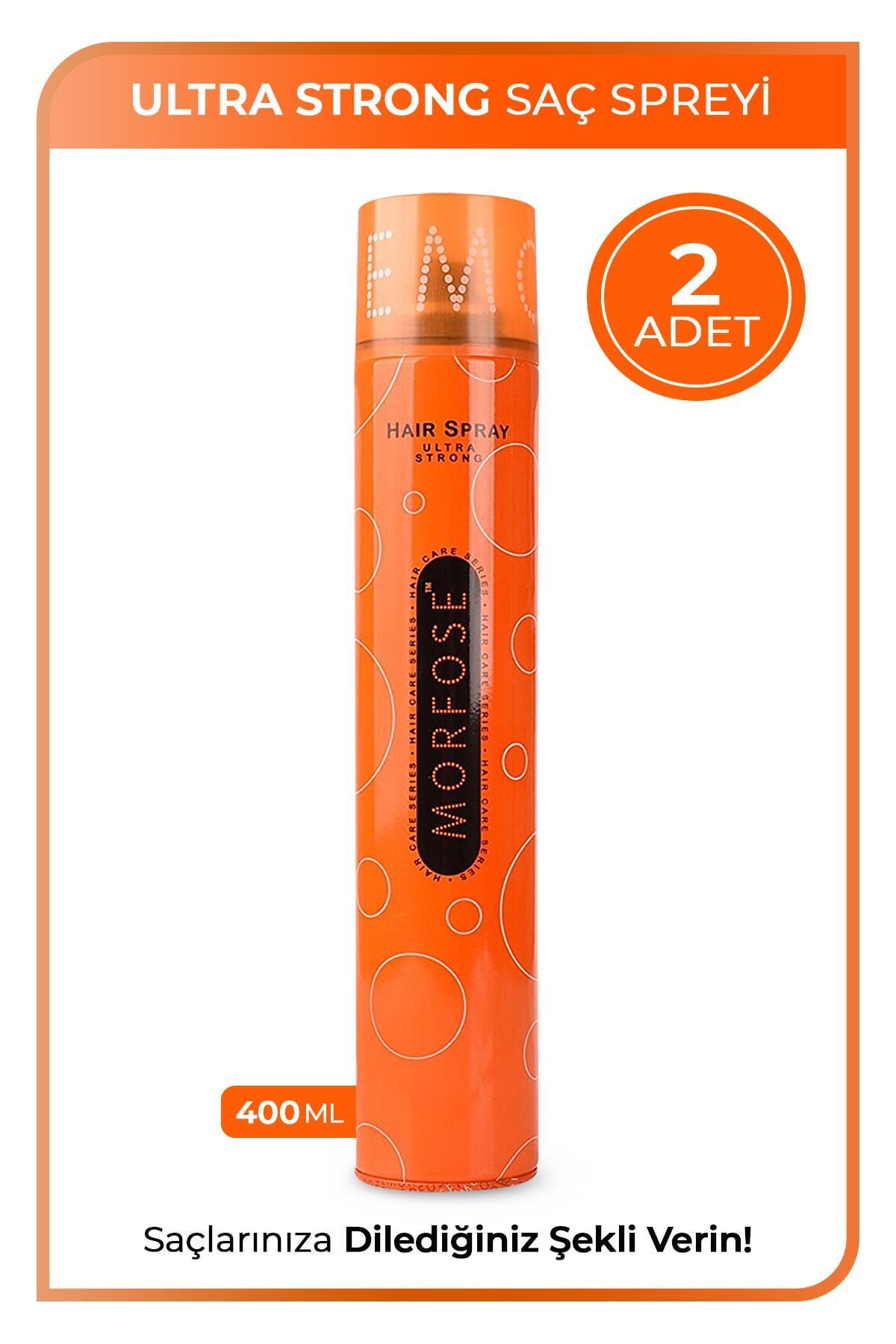 Morfose Saç Spreyi Ultra Strong 400 ml X 2 Adet