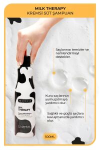 Morfose Milk Therapy Şampuan 500 ml - Süt Proteinli, Onarıcı, Besleyici Etki