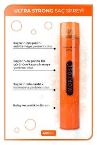 Morfose Saç Spreyi Ultra Strong 400 ml X 4 Adet
