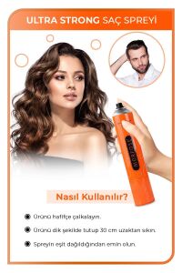 Ultra Strong Saç Spreyi 400 ml 4 Adet - Güçlü Tutuş