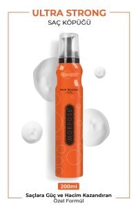Morfose Turuncu Ultra Strong Saç Köpüğü 200 Ml