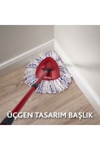 Vileda 4 Paket Turbo 3in1 Extra Pedli Mikrofiber Yedek Paspas