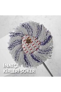 *Vileda Turbo Üçgen Başlık Mikrofiber 6'lı Yedek Paspas Seti (Classic-2in1-3in1)