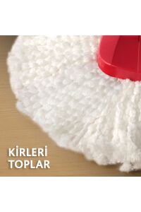 *Vileda Turbo Üçgen Başlık Mikrofiber 6'lı Yedek Paspas Seti (Classic-2in1-3in1)