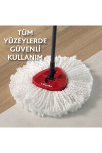 Vileda Turbo Üçgen Başlık Mikrofiber 6'lı Yedek Paspas Seti (Classic-2in1-3in1)