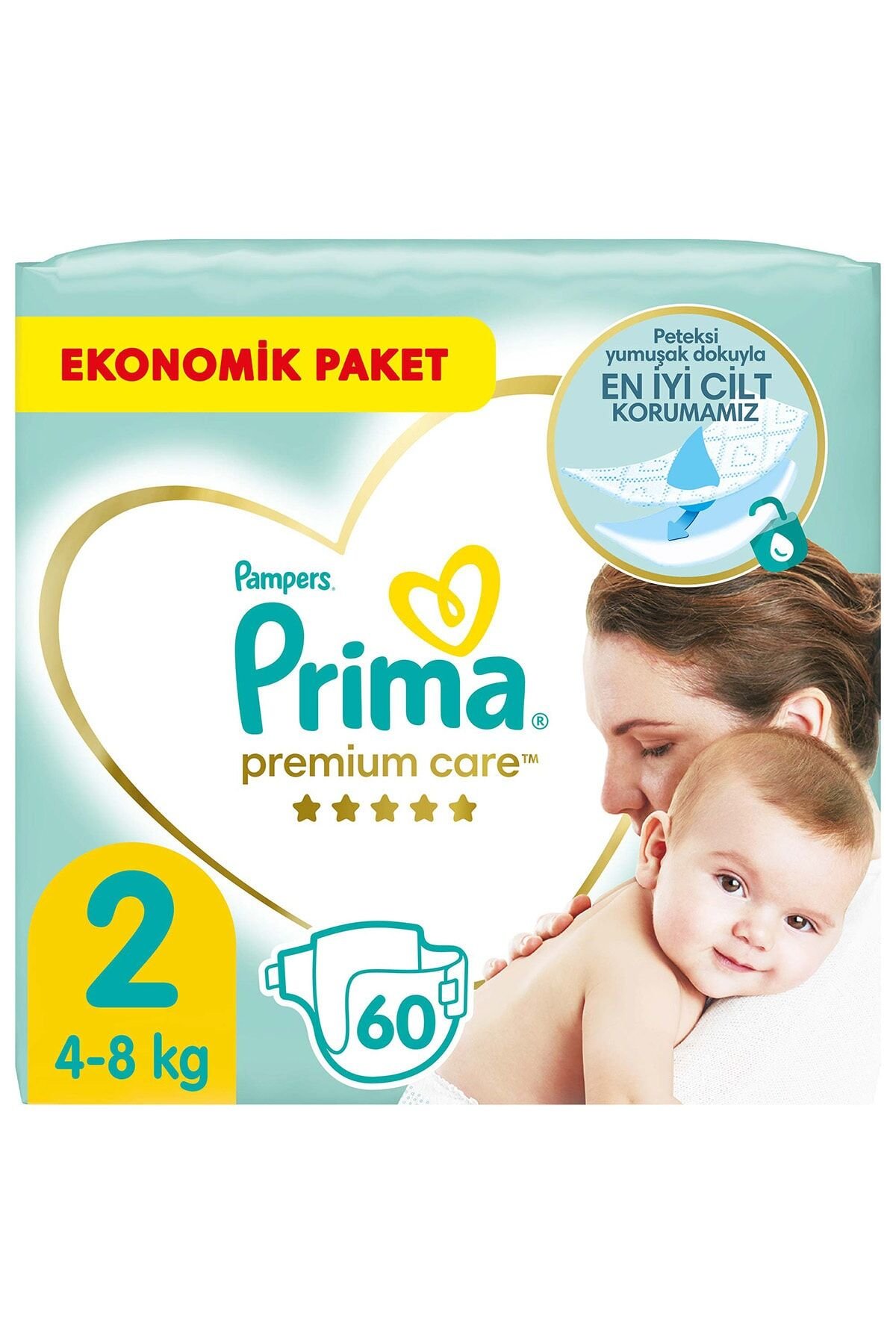 PRİMA PREMİUM CARE (EKO) JUMBO NO:2 (4x8)x2 60 Lİ