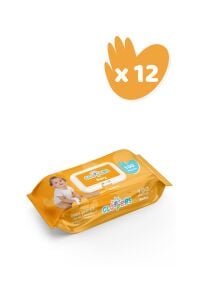 CLAPPERS Baby Islak Mendil 100 Yaprak 12'li Paket