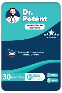 Dr.Potent Emici Külot M Beden (Orta Boy)30 Adet