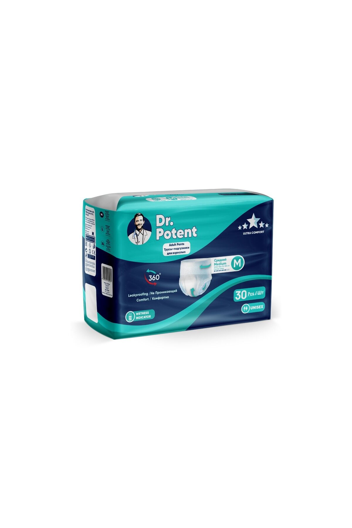 Dr.Potent Emici Külot M Beden (Orta Boy)30 Adet