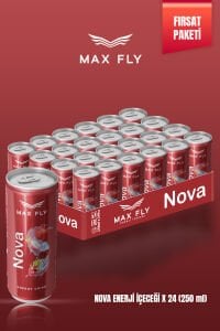 MAX FLY NOVA ENERJİ İÇECEĞİ 250 ML 24 ADET