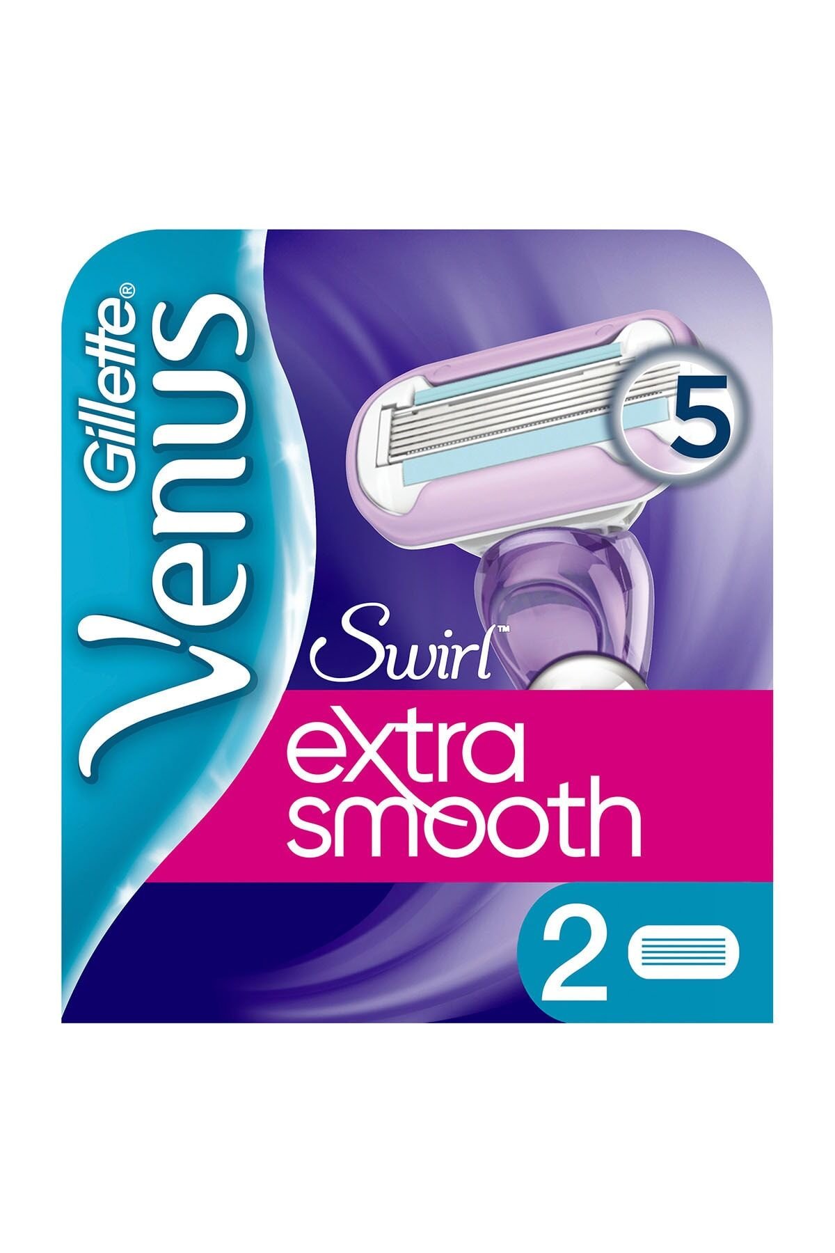 GILLETTE VENUS 5 SWIRL (2 Lİ) YEDEK BIÇAKx10x4