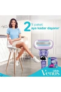 GILLETTE VENUS 5 SWIRL (2 Lİ) YEDEK BIÇAKx10x4