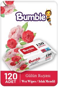 Bumble Gülün Rüyası Islak Mendil 120'li Paket
