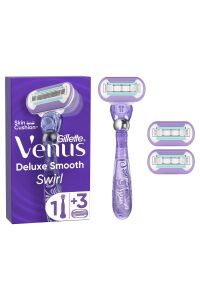 Gillette Venus Swirl Kadın Tıraş Bıçağı + 3 Yedek Başlık