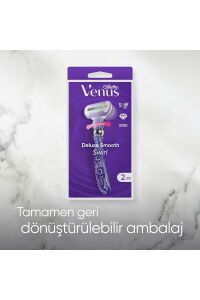 Gillette Venus Swirl Kadın Tıraş Bıçağı + 3 Yedek Başlık