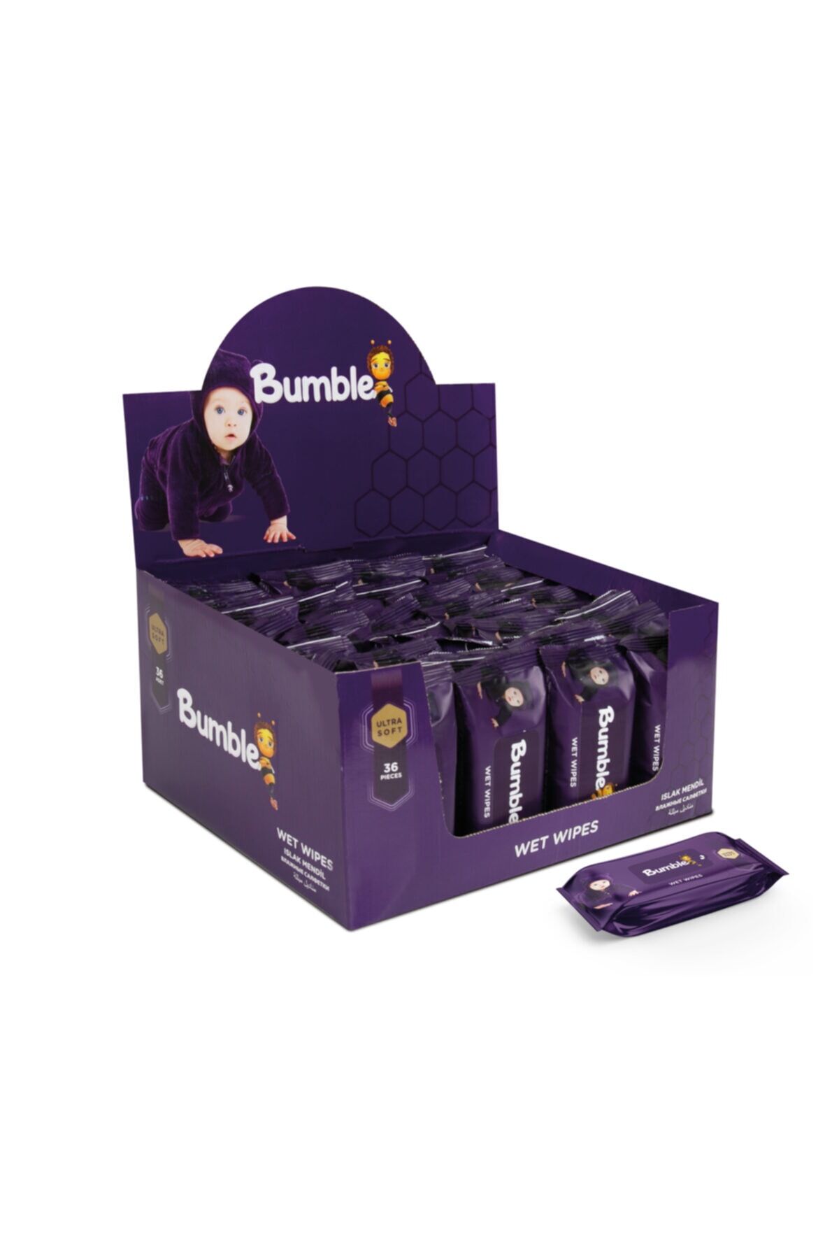 Bumble Baby Islak Cep Mendili 15'li Paket 36'lı