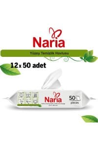 NARİA Yüzey Temizlik Havlusu 12x50 (600 Yaprak)