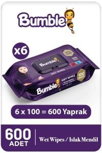Bumble Baby Islak Mendil 100 Yaprak 6'LI Paket