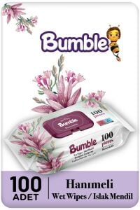 Bumble Hanımeli Islak Mendil 100'lü Paket
