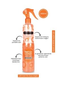 Morfose Çift Fazlı Argan Turuncu Fön Suyu 400 ml X 2 Adet