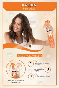 Morfose Çift Fazlı Argan Turuncu Fön Suyu 400 Ml