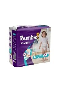 BUMBLE 6 Numara XLarge Külot Bebek Bezi 28 Adet | 15+ Kg