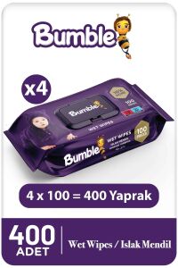 Bumble Baby Islak Mendil 100 Yaprak 4'LÜ Paket