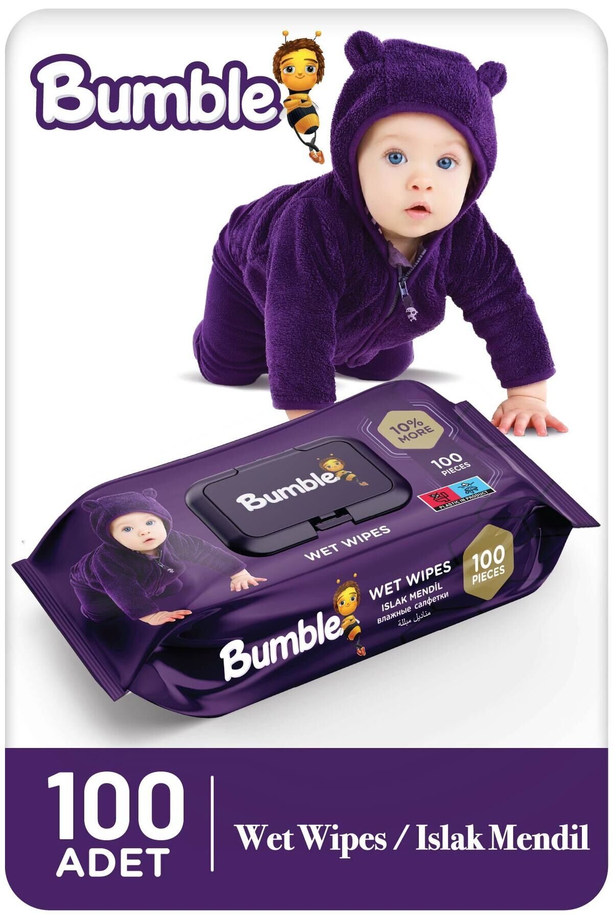 Bumble Baby Islak Mendil 100 Yaprak