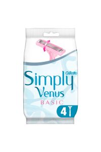 GILLETTE SİMPLY VENUS 3  BASIC (4 LÜ POŞET)x6