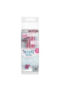 GILLETTE SİMPLY VENUS 3  BASIC (4 LÜ POŞET)x6