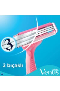 GILLETTE SİMPLY VENUS 3  BASIC (4 LÜ POŞET)x6