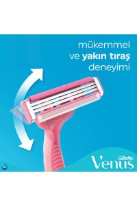 GILLETTE SİMPLY VENUS 3  BASIC (4 LÜ POŞET)x6