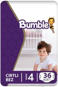 Bumble 4 Numara Maxi Bebek Bezi 7-14 Kg 36 Adet