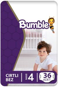 Bumble 4 Numara Maxi Bebek Bezi 7-14 Kg 36 Adet