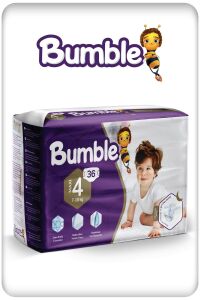 Bumble 4 Numara Maxi Bebek Bezi 7-14 Kg 36 Adet