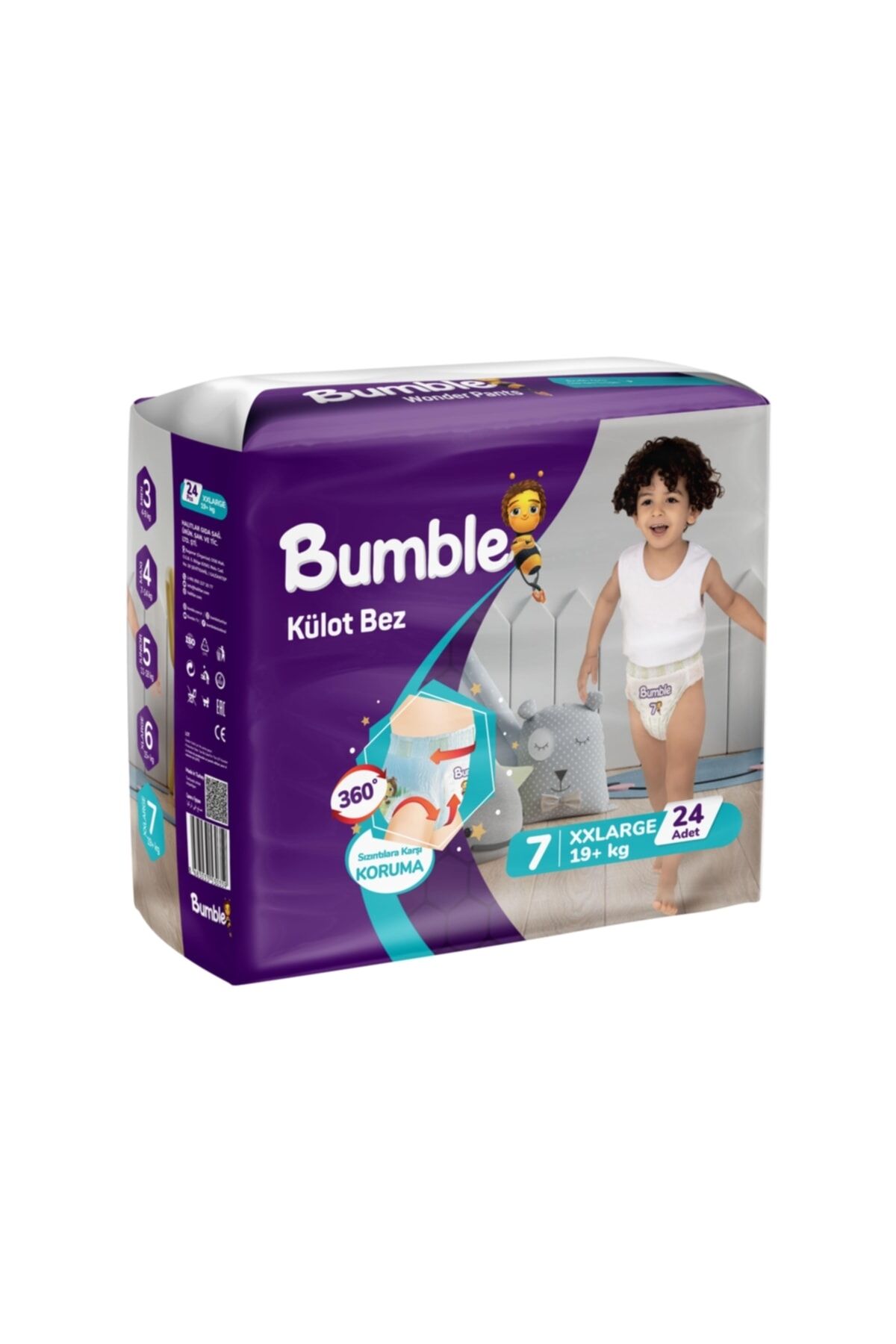 BUMBLE KÜLOT BEZ NO: 7 (+19 KG)x 24 LÜx5