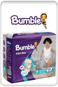 Bumble 7 Numara XXLarge Külot Bebek Bezi 19+ Kg 24 Adet