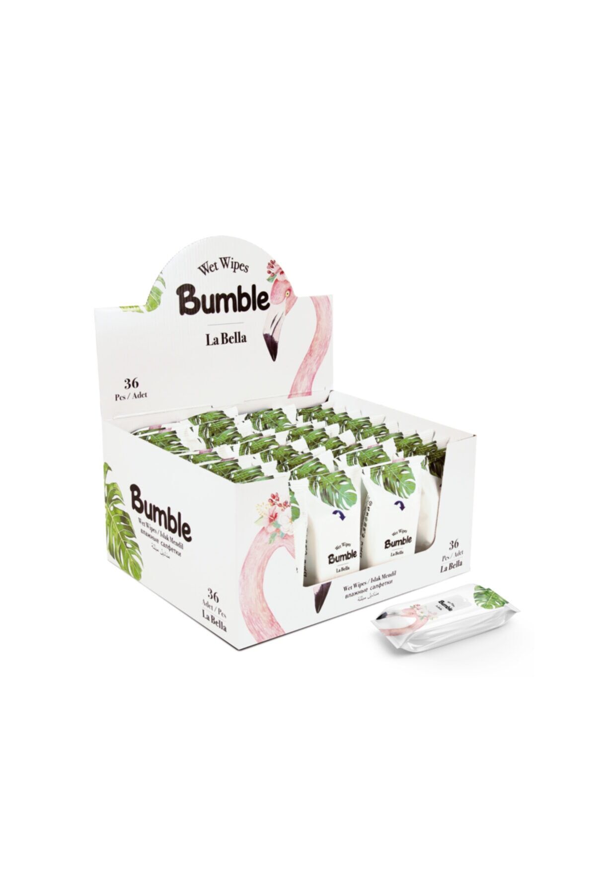 Bumble La Bella Islak Cep Mendili 15'li Eko Paket 36'lı