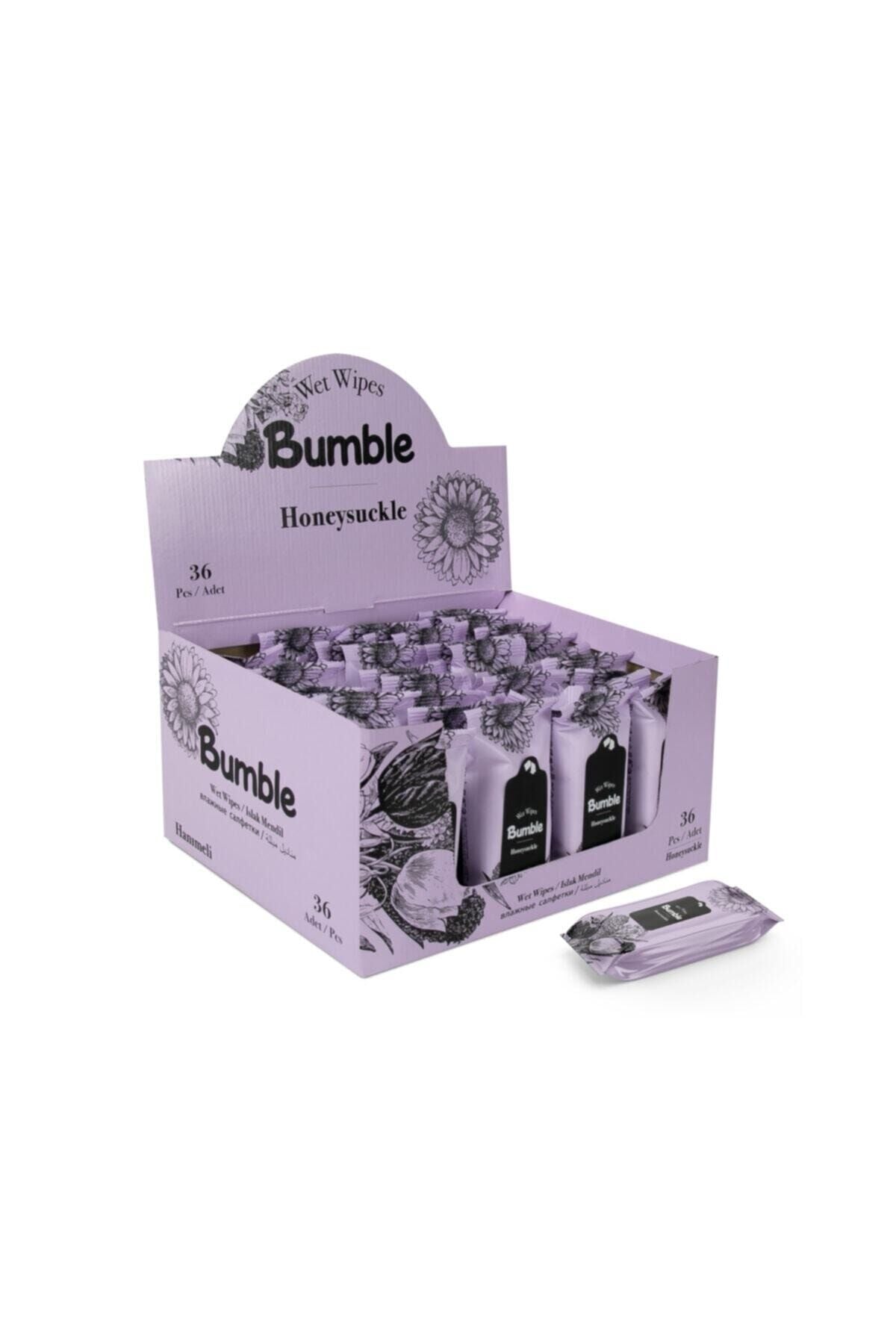 Bumble Hanımeli Islak Cep Mendili 15'li Paket 36'lı