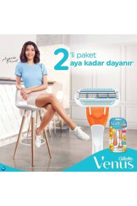 GILLETTE VENUS RİVİARA KULLAN AT TIRAŞ 2Lİx8