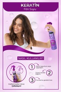 Morfose Keratin Içerikli Fön Suyu Mor 400 Ml