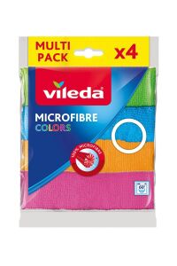 Vileda Mikrofiber Colors Renkli Temizlik Bezi 4'lü
