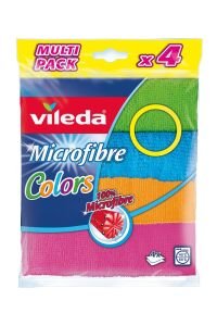 Vileda Mikrofiber Colors Renkli Temizlik Bezi 4'lü