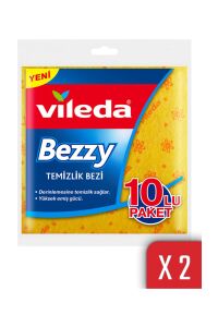 Vileda Bezzy Temizlik Bezi 10'lu x 2 Paket