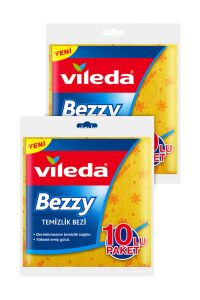 Vileda Bezzy Temizlik Bezi 10'lu x 2 Paket