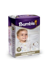 Bumble XLarge Bebek Bezi 6 Beden 15+ Kg Mega Paket 64 Adet