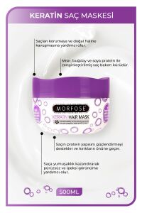 Morfose Saç Maskesi Keratin 500 ml