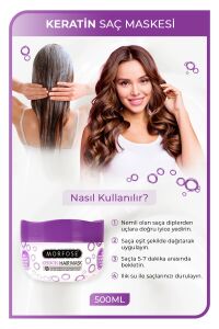Morfose Saç Maskesi Keratin 500 ml