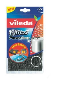 VİLEDA GLİTZİ SİYAH 2 Lİ  POWER INOXx12